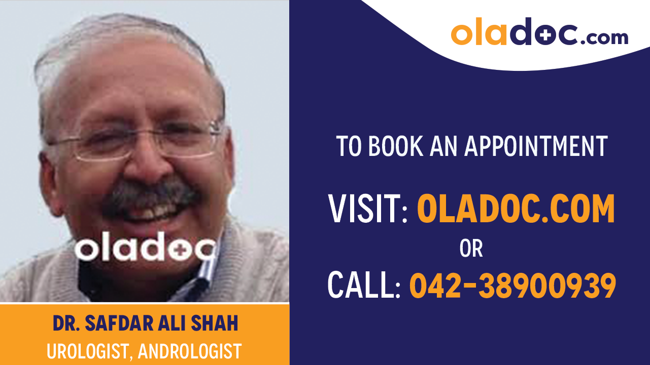 Book appointment with Dr. Safdar Ali Shahr-best  Urologist Lahore
